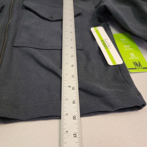 Nicole Miller Black Zip Up Hoodie With Two Front Pockets Size M - Picture 3 of 7